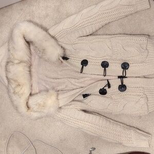 Gyaru Oversized hood cardigan oversized